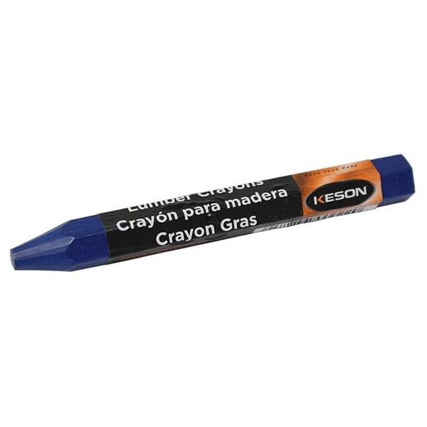 Lumber Crayon - Blue, Fade & Weather-Resistant, 12PK